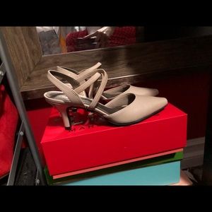 Light brown small heels